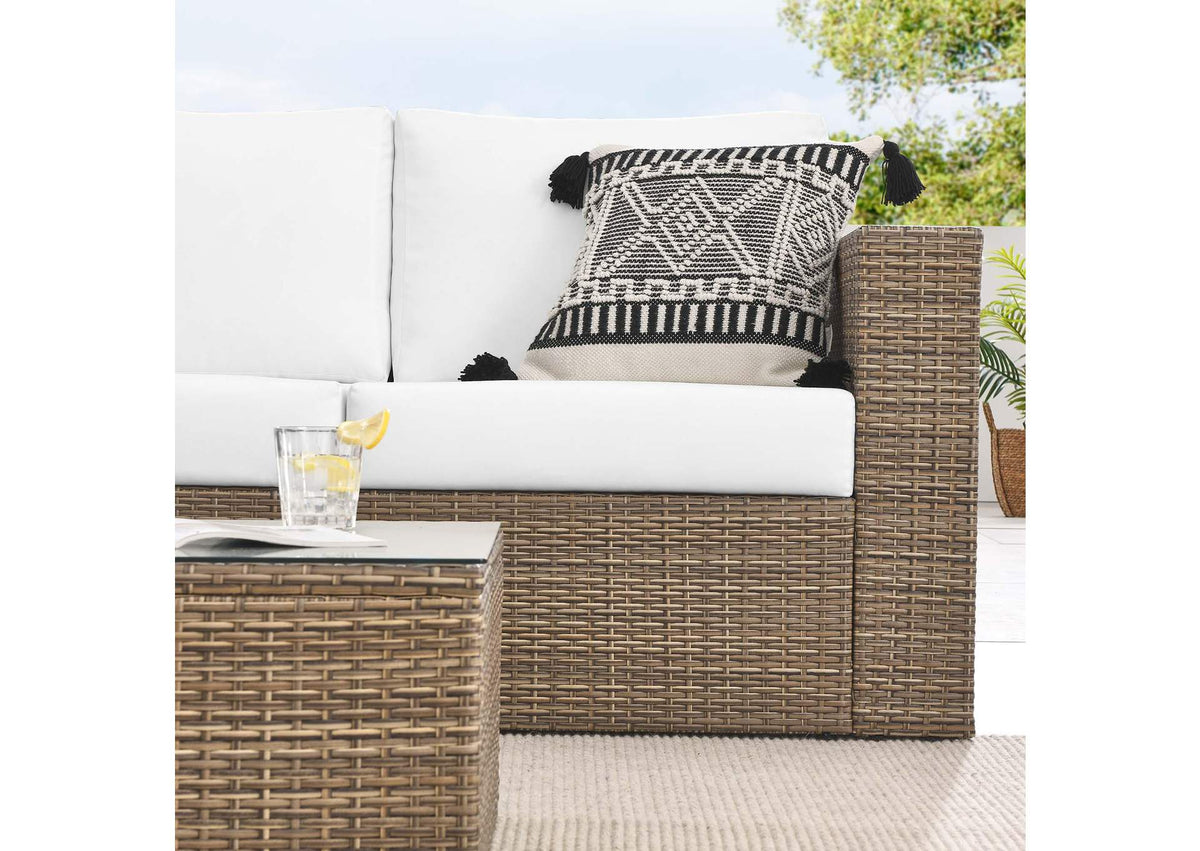 EEI-6333-CAP-WHI Convene 2-Piece Outdoor Patio Furniture Set By Modway