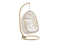 EEI-6337-NAT-WHI Amalie Wicker Rattan Outdoor Patio Rattan Swing Chair By Modway