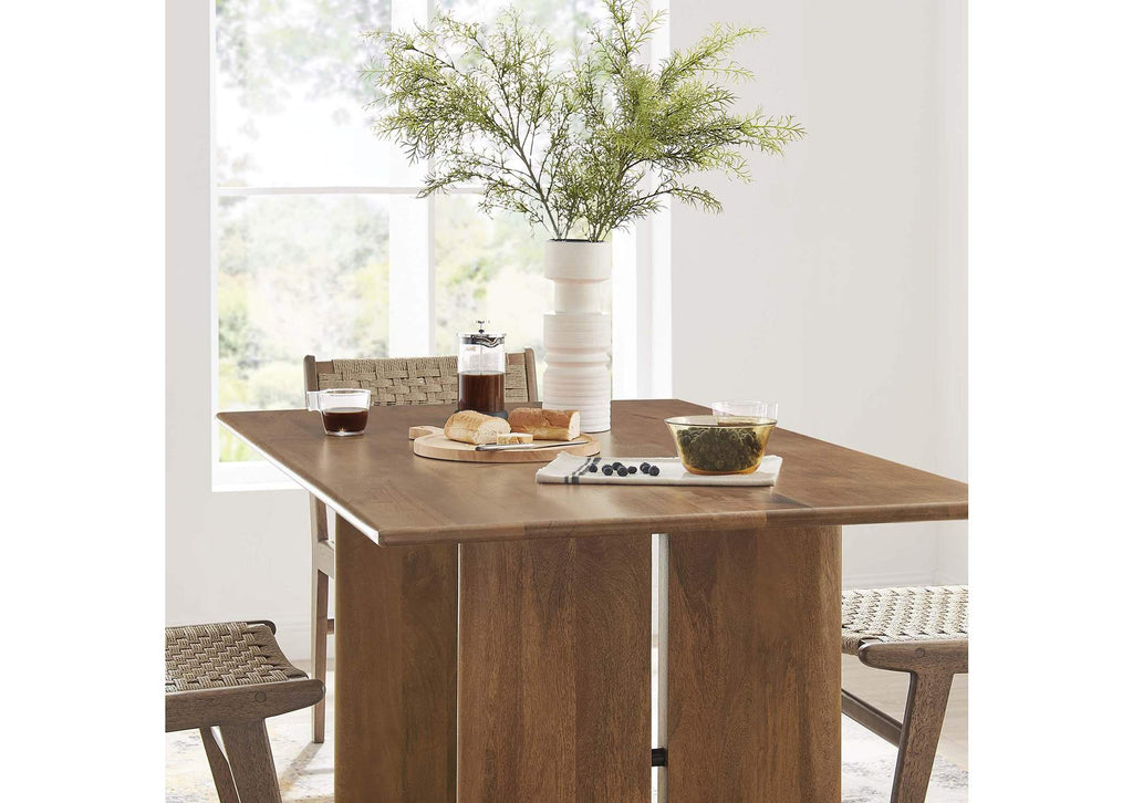 EEI-6338-WAL Amistad 60" Wood Dining Table By Modway