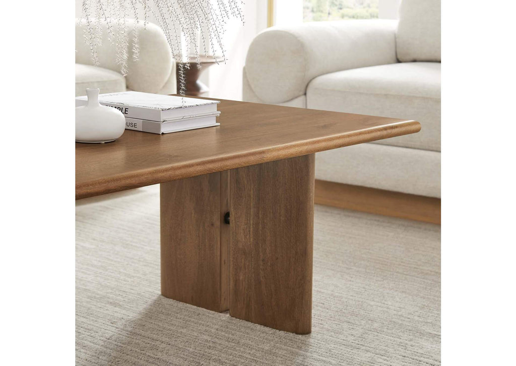 EEI-6341-WAL Amistad Wood Coffee Table By Modway