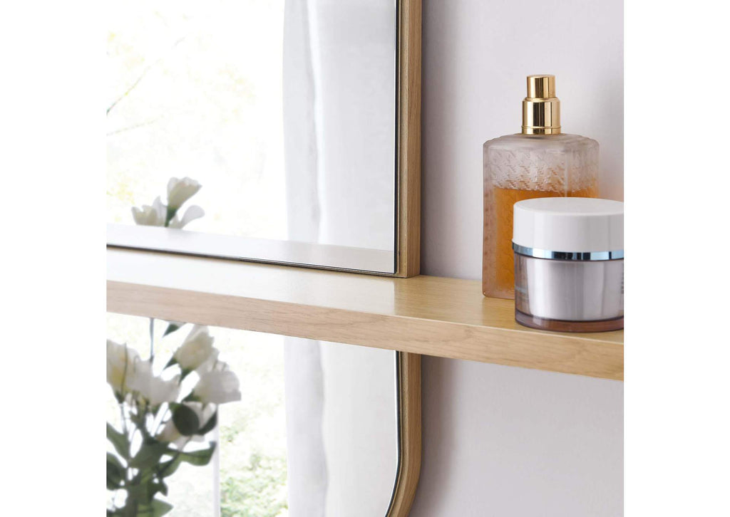 EEI-6349-OAK Solstice Mirror By Modway