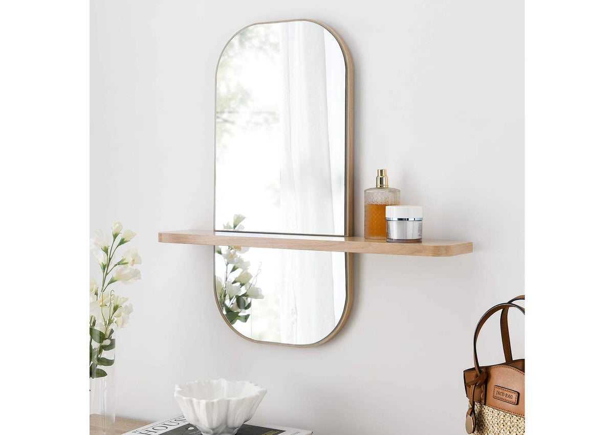 EEI-6349-OAK Solstice Mirror By Modway
