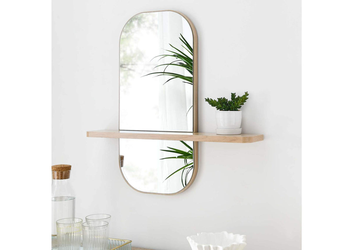 EEI-6349-OAK Solstice Mirror By Modway
