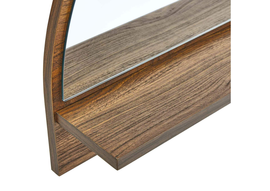 EEI-6350-WAL Moonbeam Arched Mirror By Modway