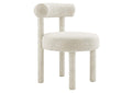 EEI-6387-IVO Toulouse Boucle Fabric Dining Chair By Modway