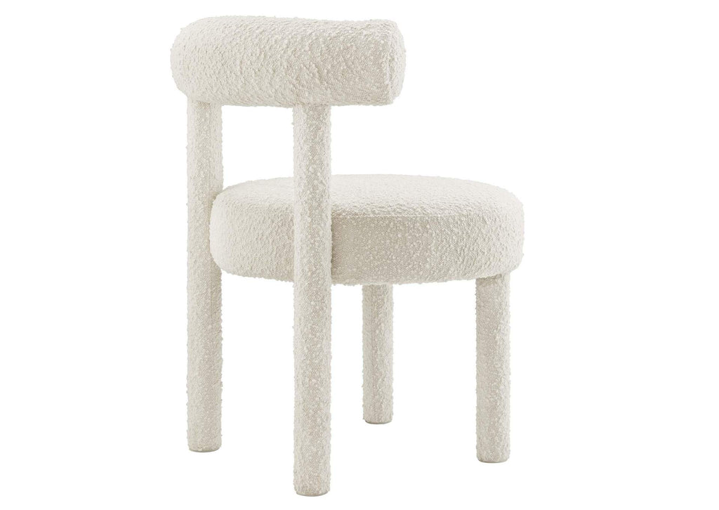 EEI-6387-IVO Toulouse Boucle Fabric Dining Chair By Modway