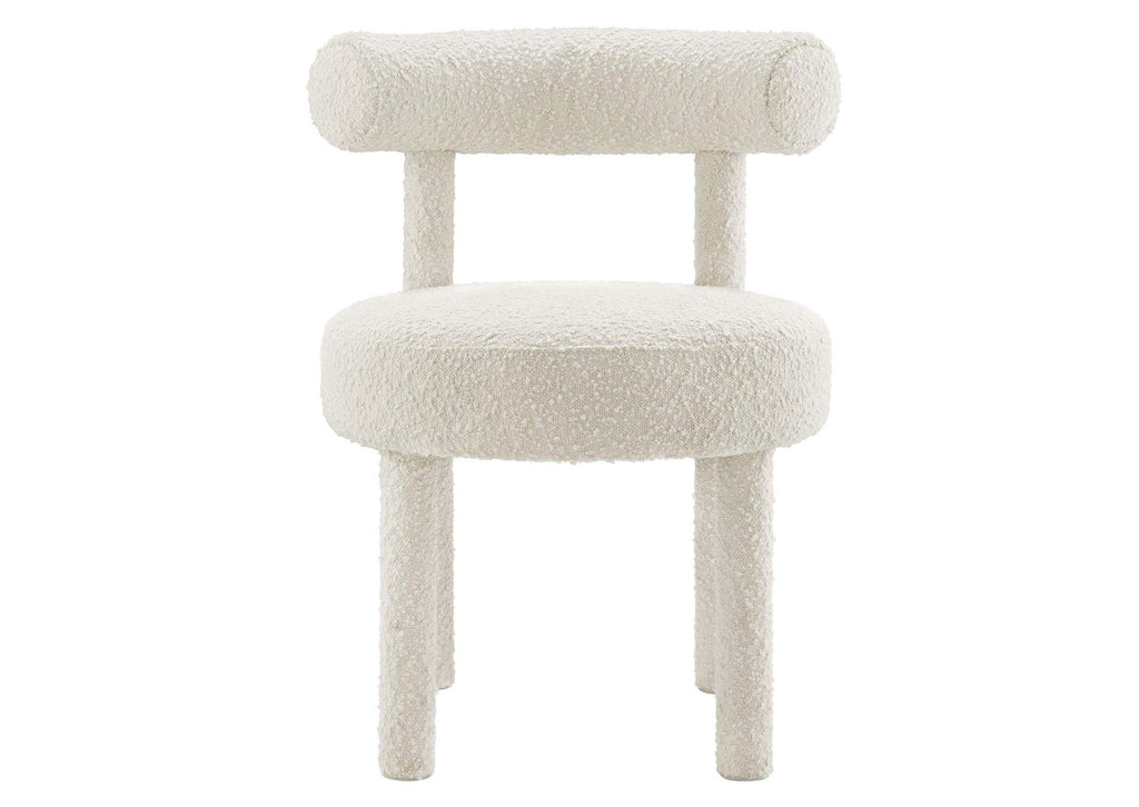 EEI-6387-IVO Toulouse Boucle Fabric Dining Chair By Modway