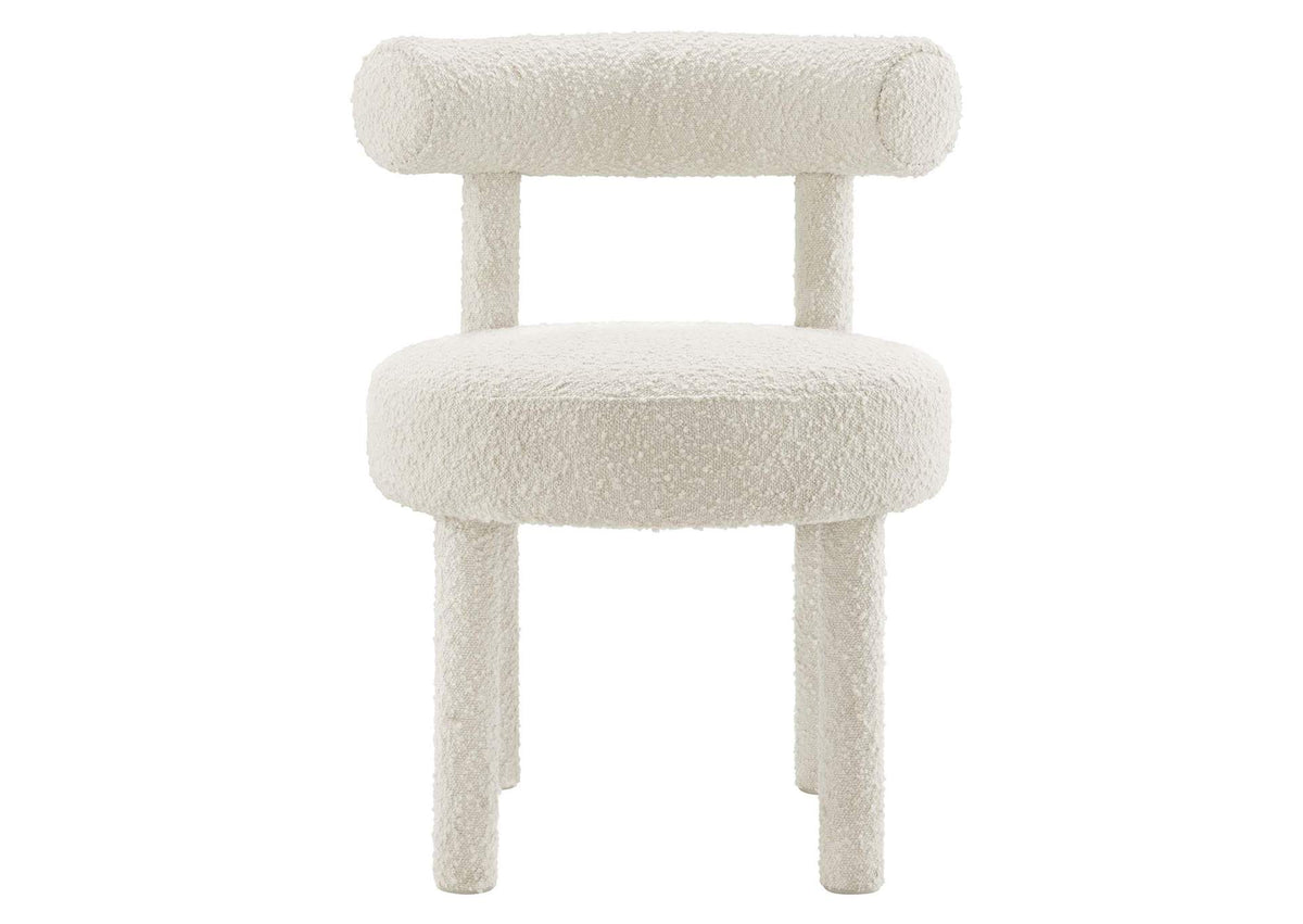 EEI-6387-IVO Toulouse Boucle Fabric Dining Chair By Modway