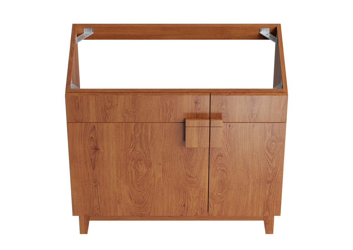 EEI-6400-WAL Miles 36" Bathroom Vanity Cabinet - Sink Basin Not Included - By Modway