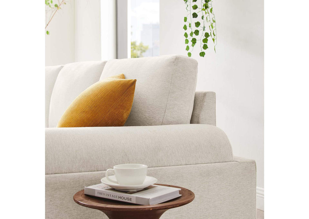 EEI-6401-IVO Oasis Upholstered Fabric Sofa By Modway