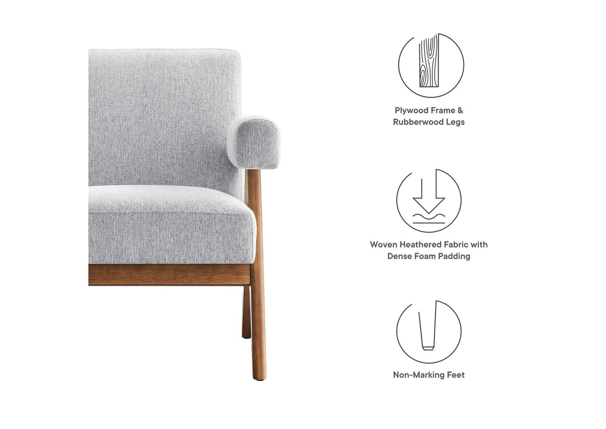EEI-6503-HLG Lyra Fabric Armchair By Modway