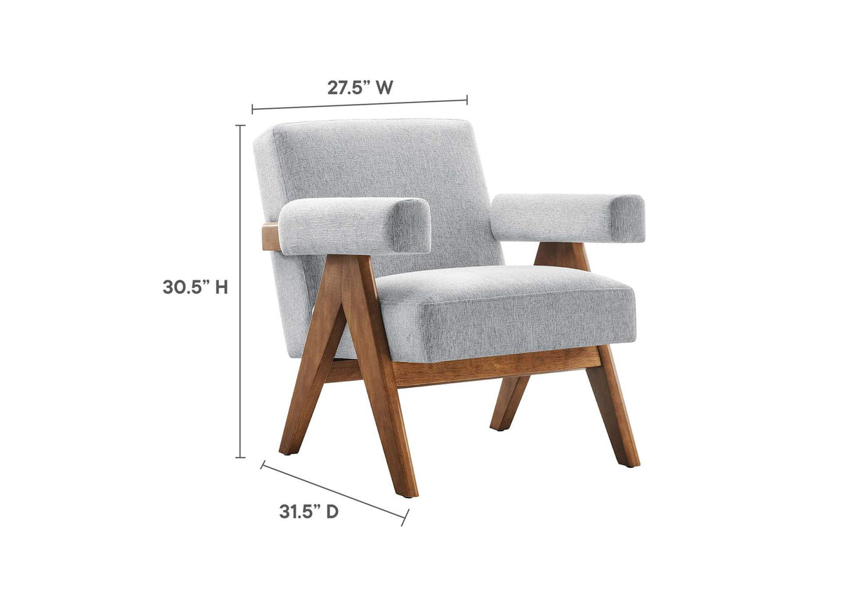 EEI-6503-HLG Lyra Fabric Armchair By Modway
