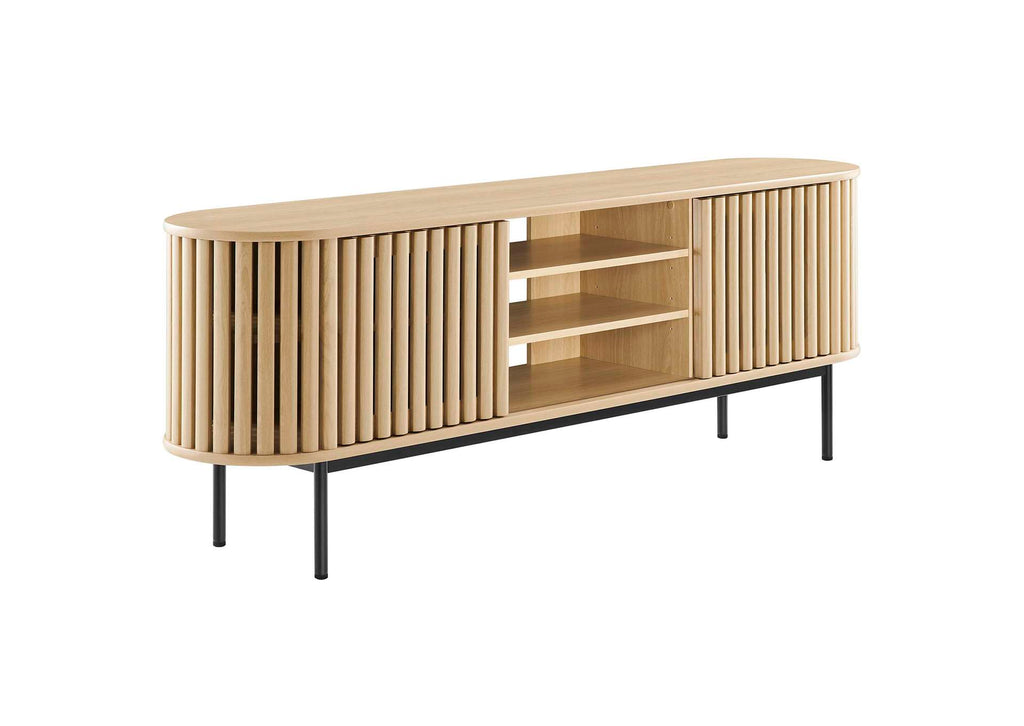 EEI-6522-OAK Fortitude 71" TV Stand By Modway