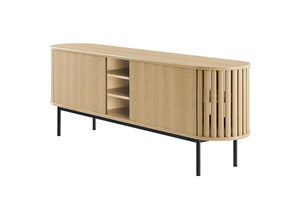 EEI-6522-OAK Fortitude 71" TV Stand By Modway