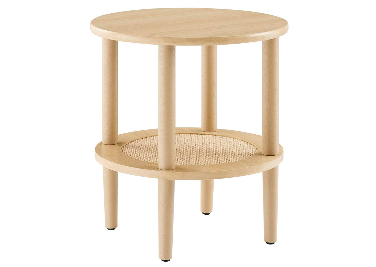 EEI-6527-OAK Torus Round Side Table By Modway
