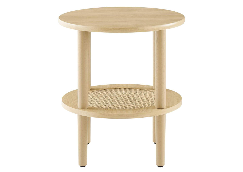 EEI-6527-OAK Torus Round Side Table By Modway