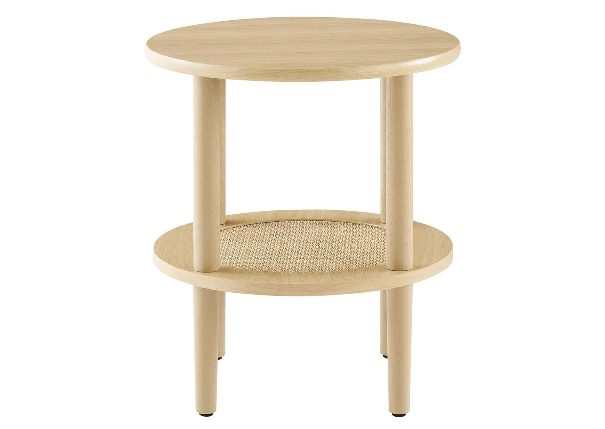 EEI-6527-OAK Torus Round Side Table By Modway