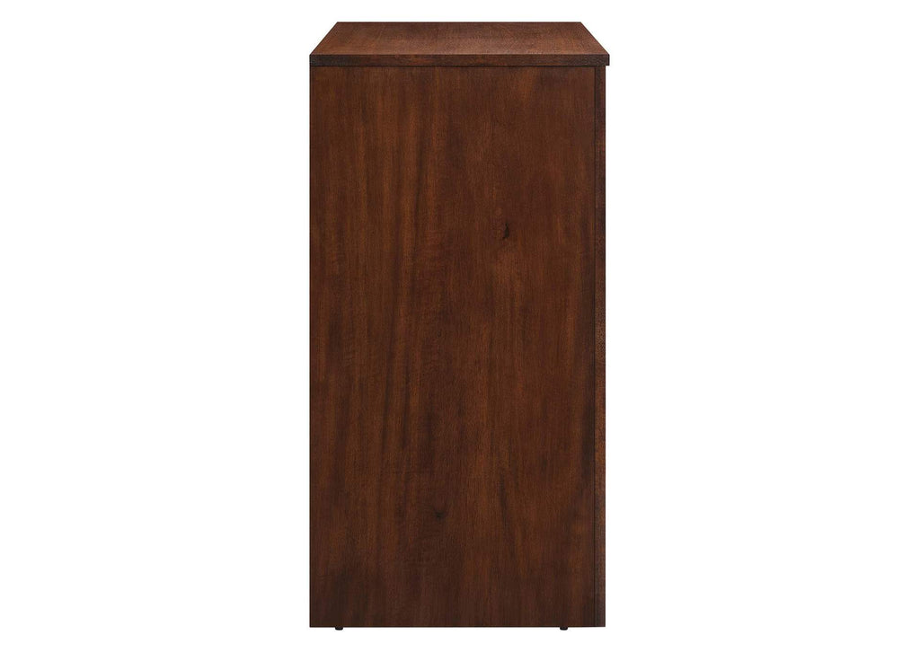EEI-6537-WAL Appia 2-Door Arched Door Storage Cabinet By Modway