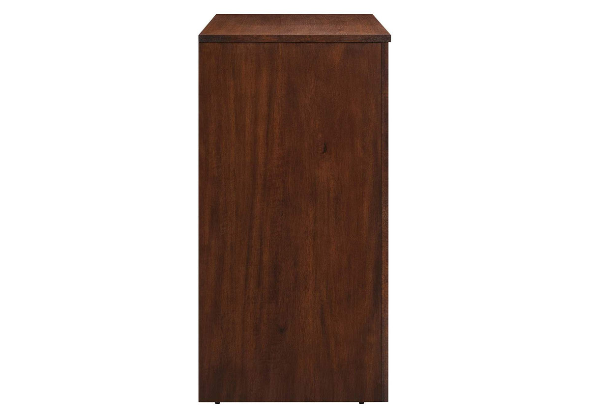 EEI-6537-WAL Appia 2-Door Arched Door Storage Cabinet By Modway