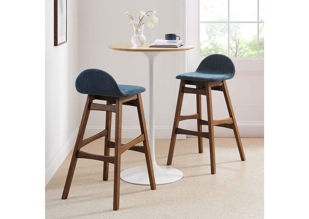 EEI-6553-HEA Juno Wood Bar Stool Set Of 2 By Modway