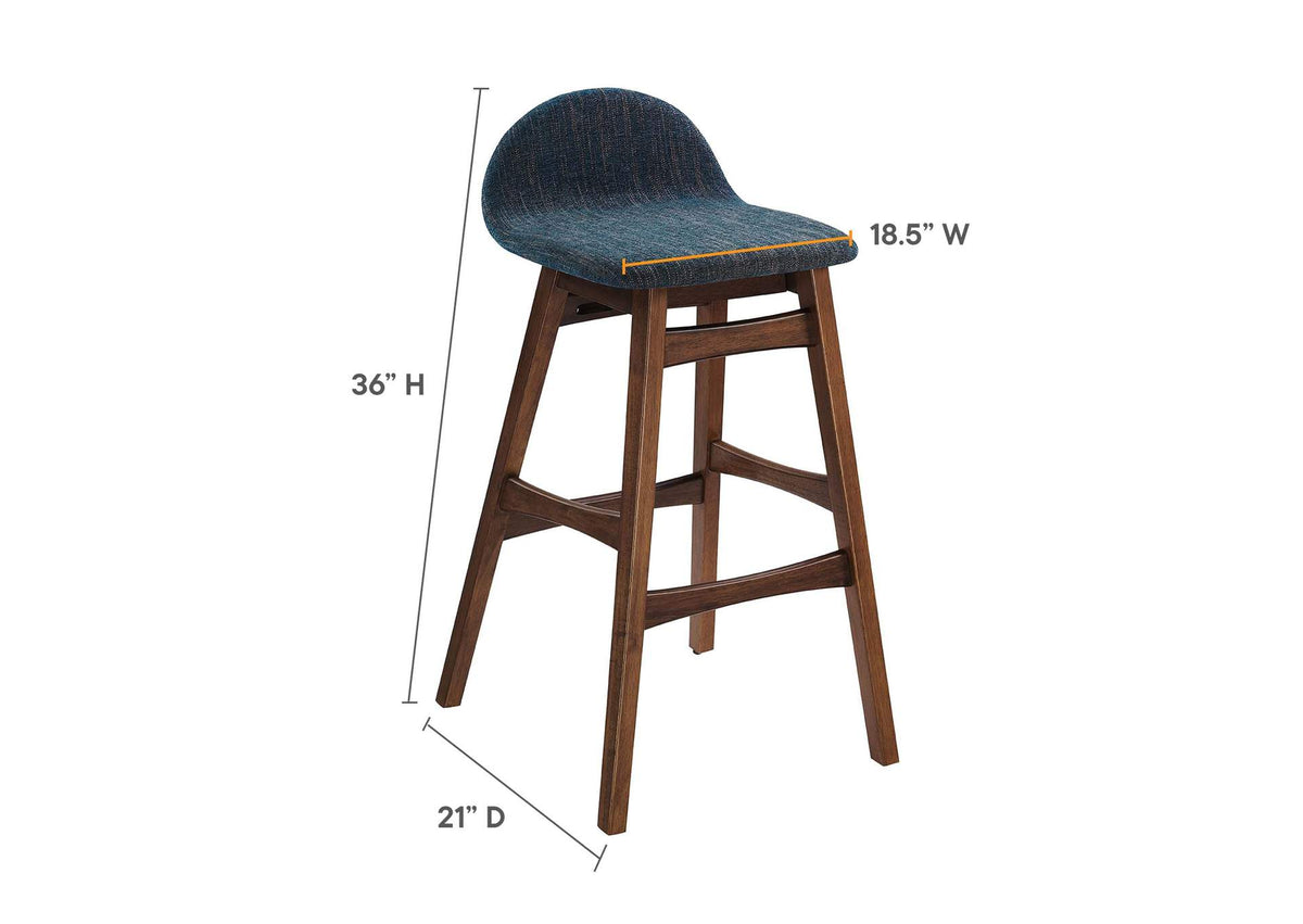 EEI-6553-HEA Juno Wood Bar Stool Set Of 2 By Modway