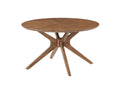 EEI-6557-WAL Crossroads Round Wood Coffee Table By Modway