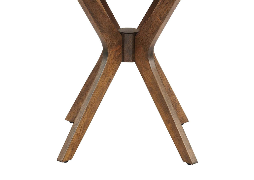 EEI-6558-WAL Crossroads 24" Round Wood Side Table By Modway