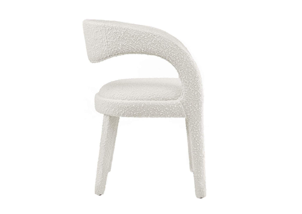 EEI-6562-IVO Pinnacle Boucle Upholstered Dining Chair Set Of 2 By Modway