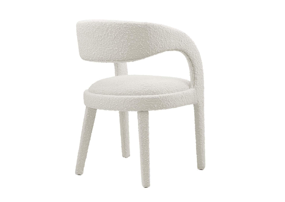 EEI-6562-IVO Pinnacle Boucle Upholstered Dining Chair Set Of 2 By Modway