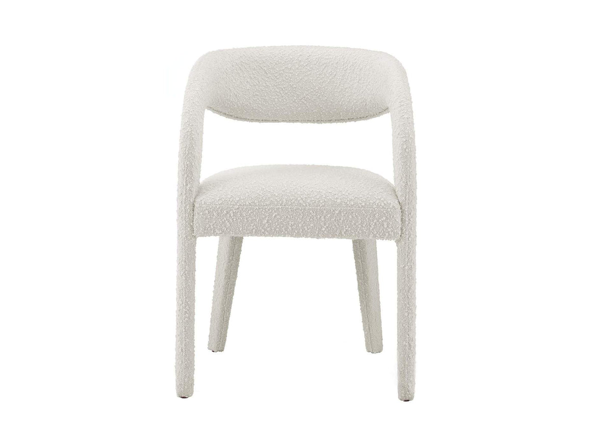 EEI-6562-IVO Pinnacle Boucle Upholstered Dining Chair Set Of 2 By Modway