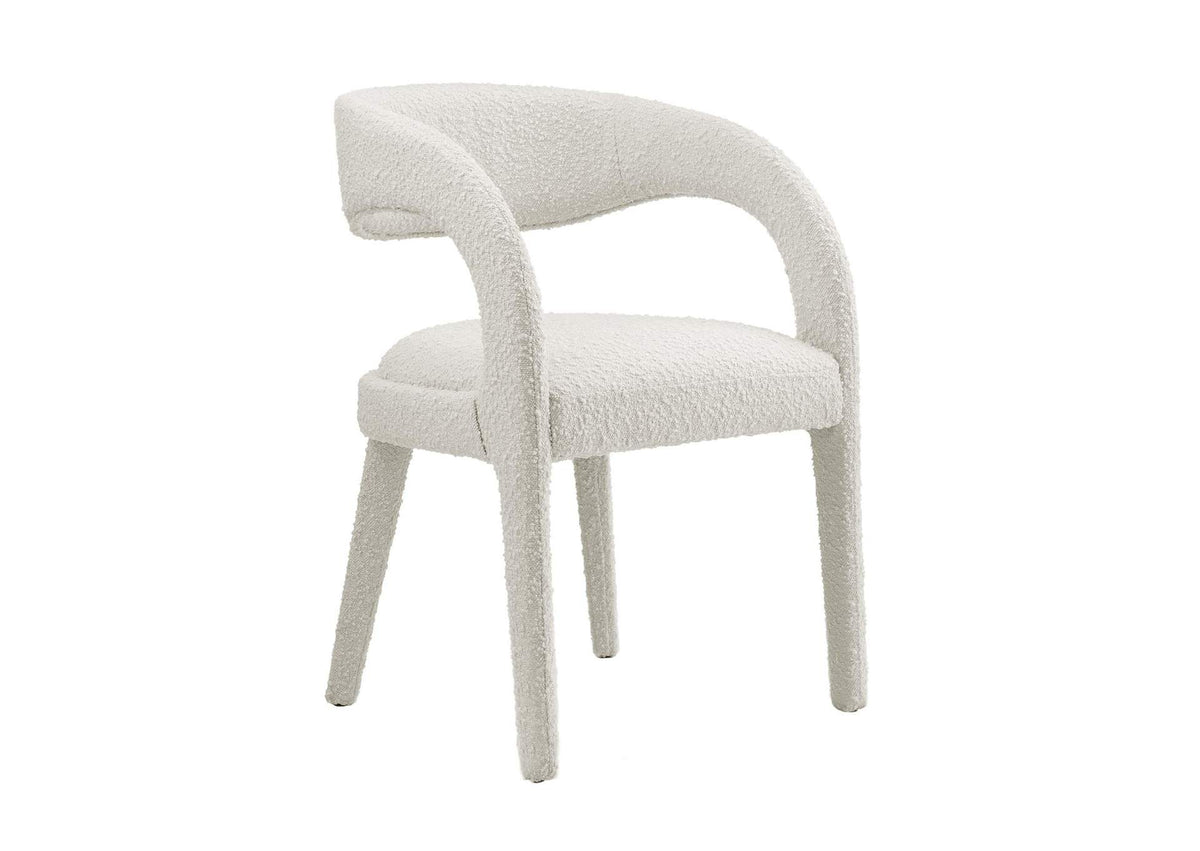 EEI-6562-IVO Pinnacle Boucle Upholstered Dining Chair Set Of 2 By Modway
