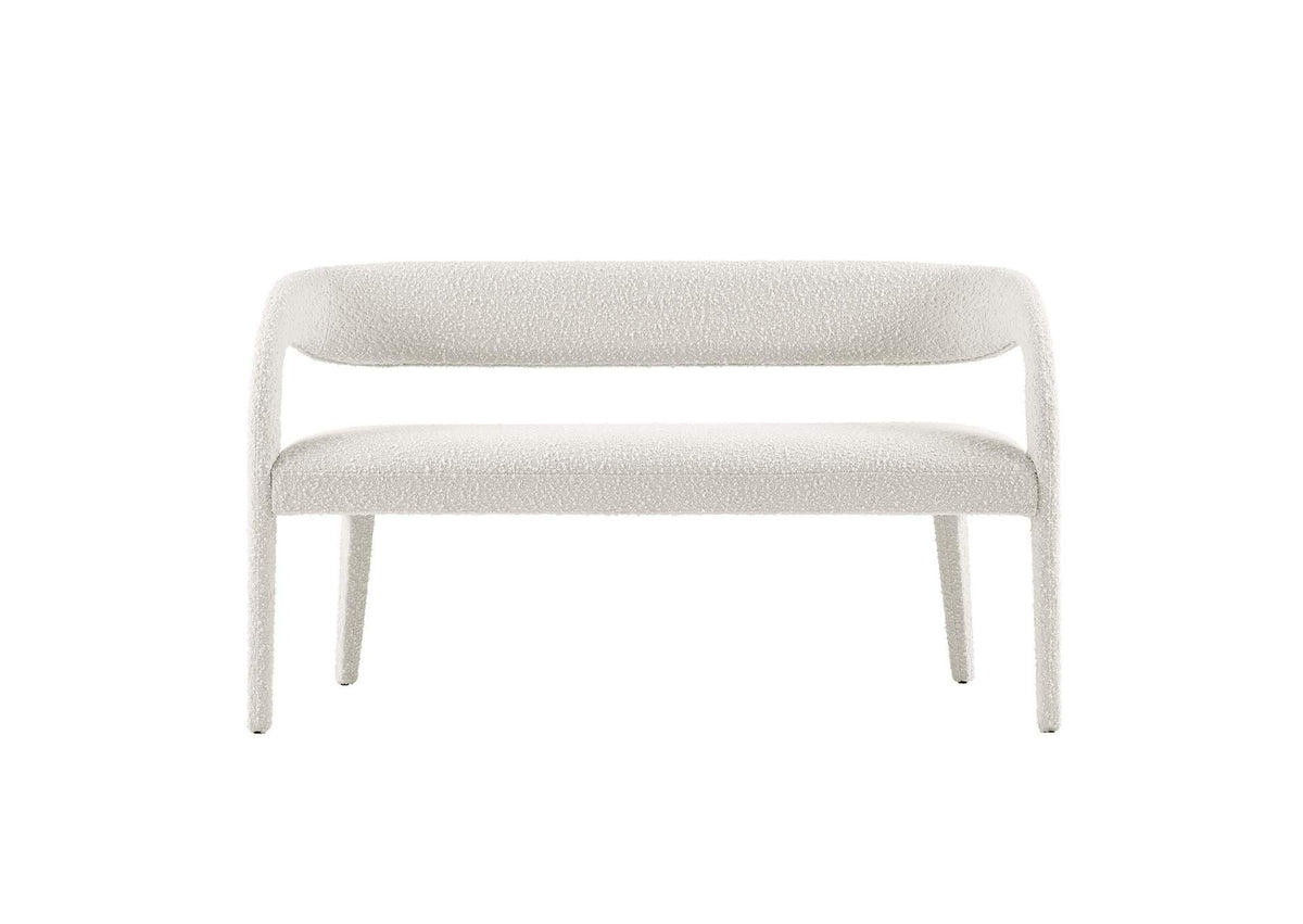 EEI-6571-IVO Pinnacle Boucle Fabric Accent Bench By Modway