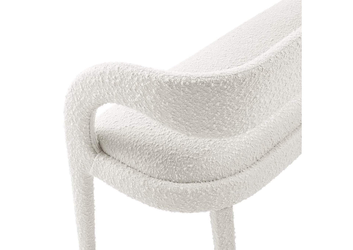 EEI-6571-IVO Pinnacle Boucle Fabric Accent Bench By Modway