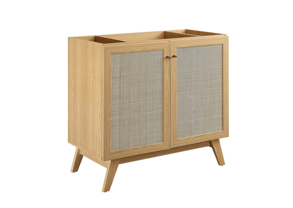 EEI-6588-OAK Soma 36" Bathroom Vanity Cabinet - Sink Basin Not Included - By Modway