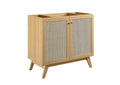 EEI-6588-OAK Soma 36" Bathroom Vanity Cabinet - Sink Basin Not Included - By Modway