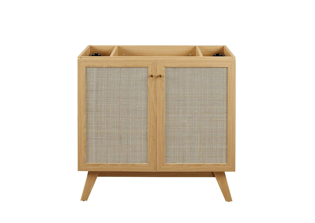 EEI-6588-OAK Soma 36" Bathroom Vanity Cabinet - Sink Basin Not Included - By Modway