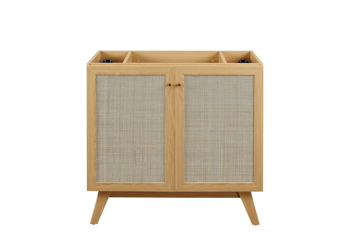 EEI-6588-OAK Soma 36" Bathroom Vanity Cabinet - Sink Basin Not Included - By Modway
