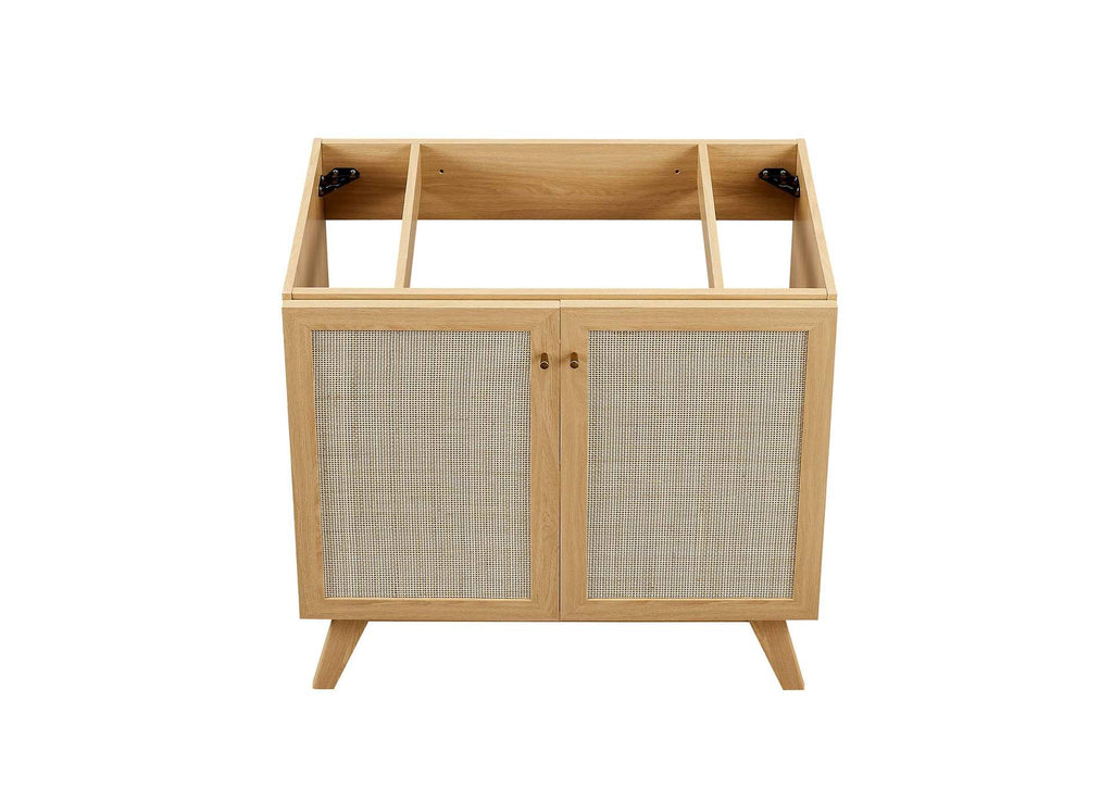 EEI-6588-OAK Soma 36" Bathroom Vanity Cabinet - Sink Basin Not Included - By Modway