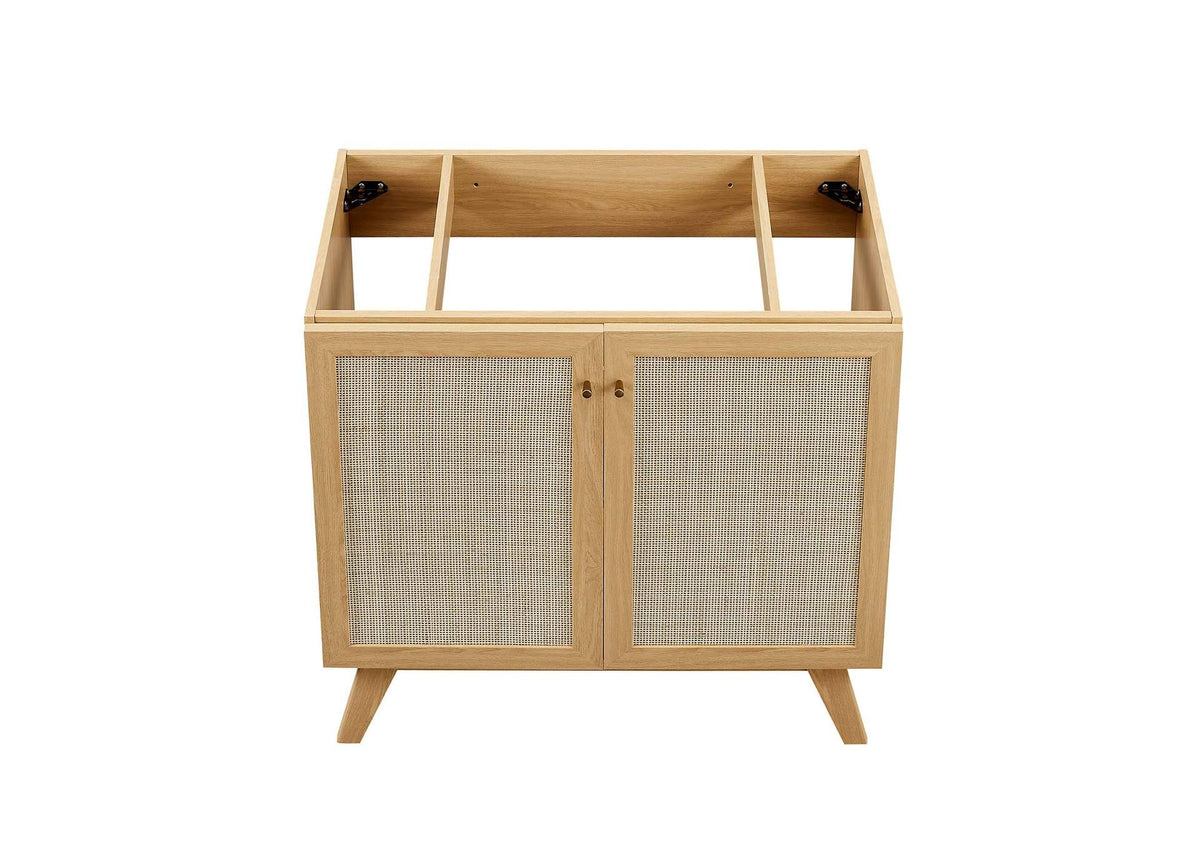 EEI-6588-OAK Soma 36" Bathroom Vanity Cabinet - Sink Basin Not Included - By Modway
