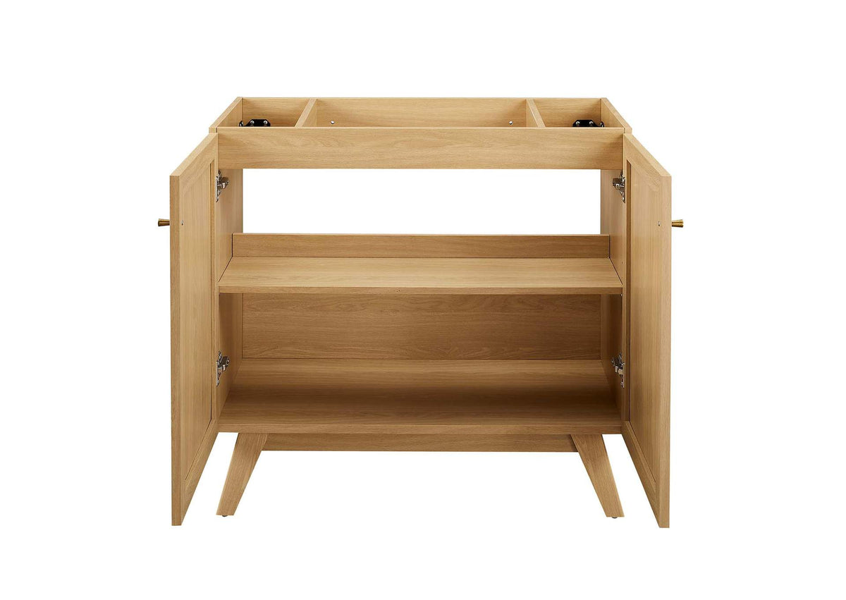 EEI-6588-OAK Soma 36" Bathroom Vanity Cabinet - Sink Basin Not Included - By Modway