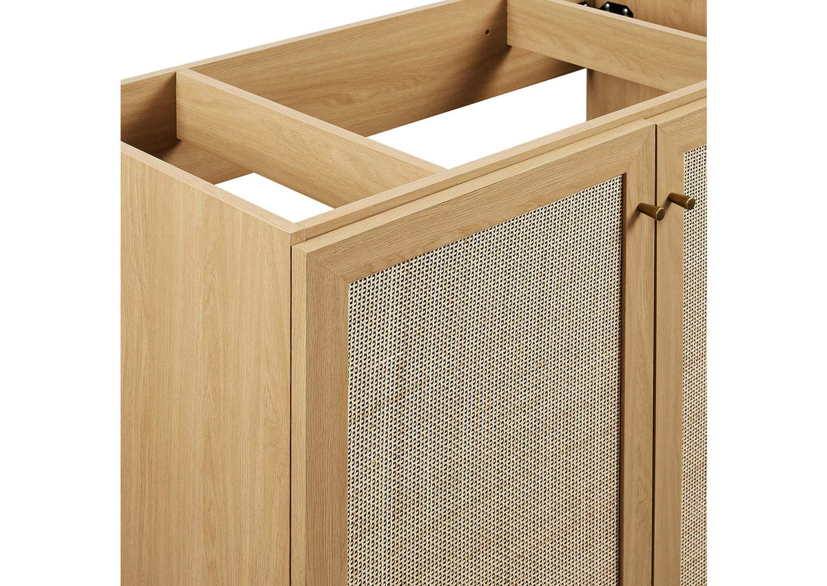 EEI-6588-OAK Soma 36" Bathroom Vanity Cabinet - Sink Basin Not Included - By Modway