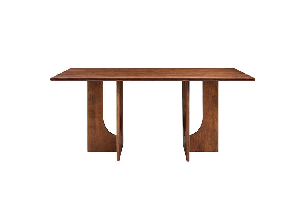 EEI-6593-WAL Rivian Rectangular 70" Wood Dining Table By Modway