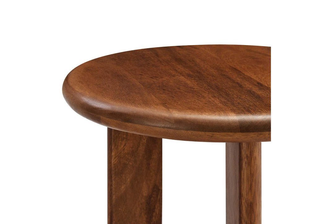EEI-6595-WAL Rivian Round Side Table By Modway