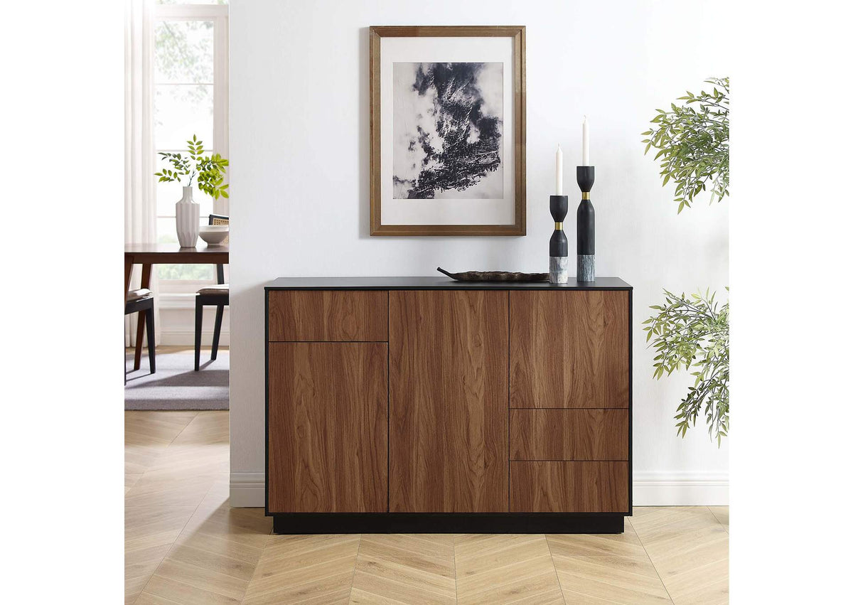 EEI-6597-BLK-WAL Holden 47" Sideboard By Modway