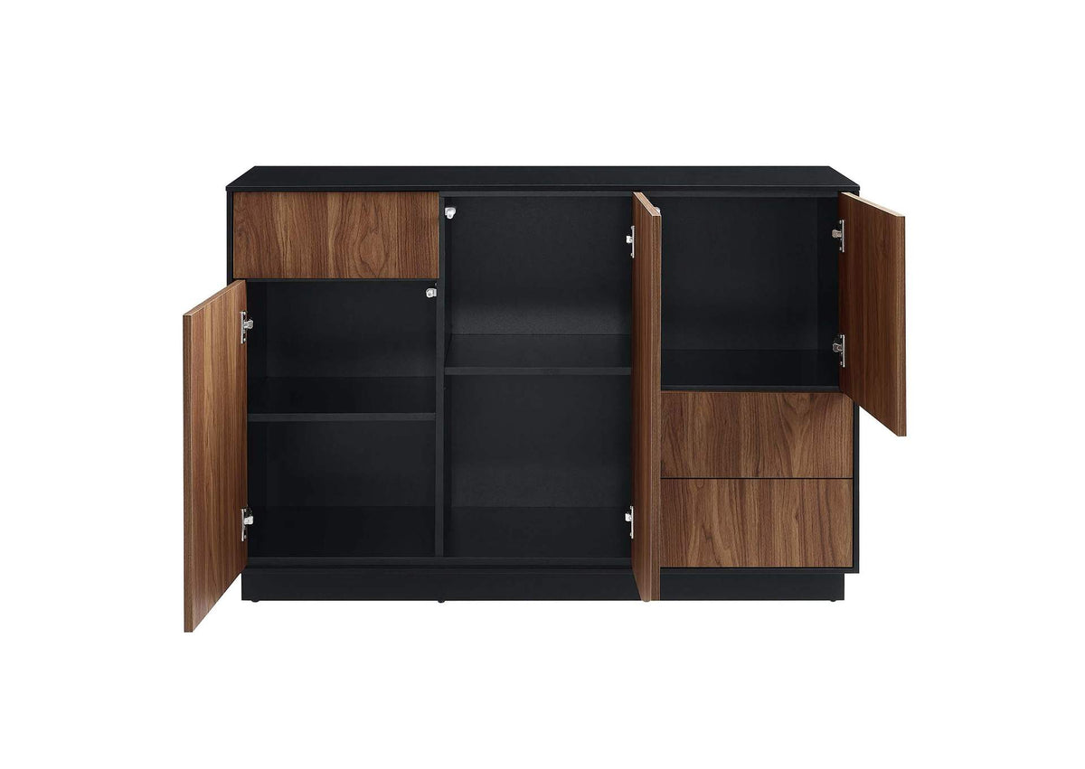 EEI-6597-BLK-WAL Holden 47" Sideboard By Modway