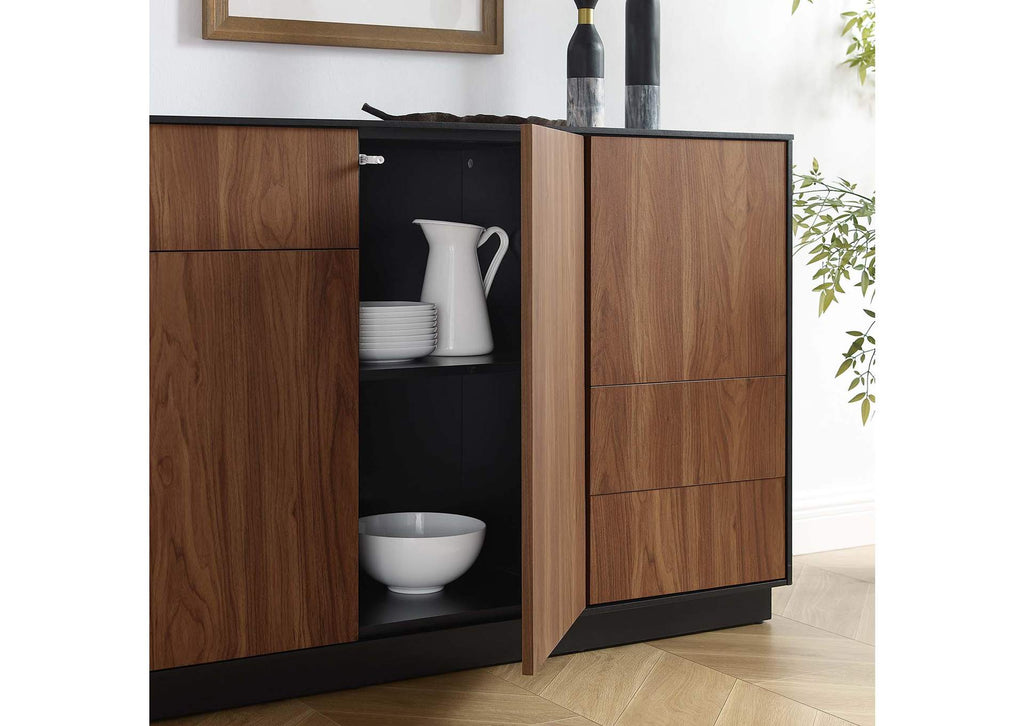 EEI-6597-BLK-WAL Holden 47" Sideboard By Modway