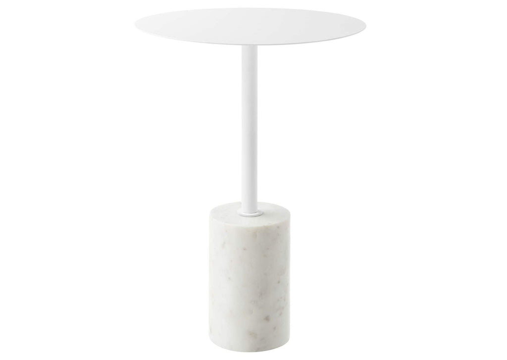 EEI-6605-WHI-WHI Lyric Round Side Table By Modway