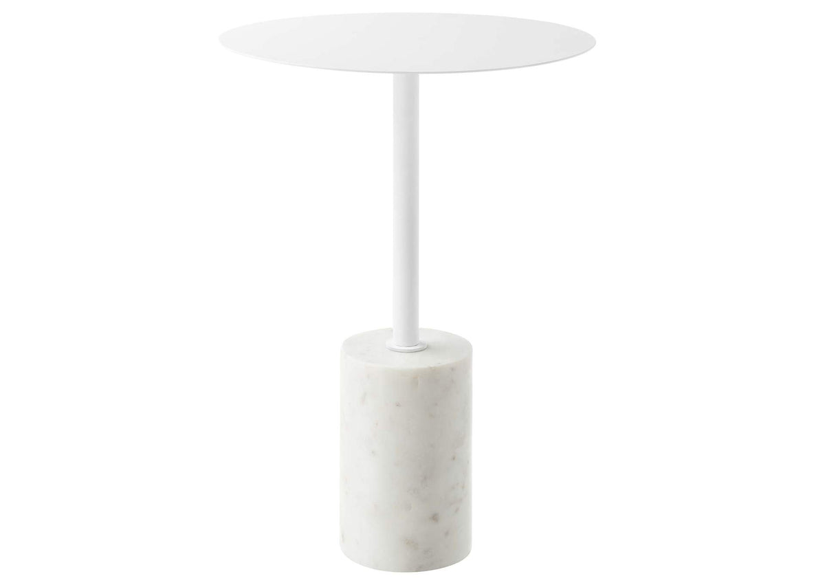 EEI-6605-WHI-WHI Lyric Round Side Table By Modway