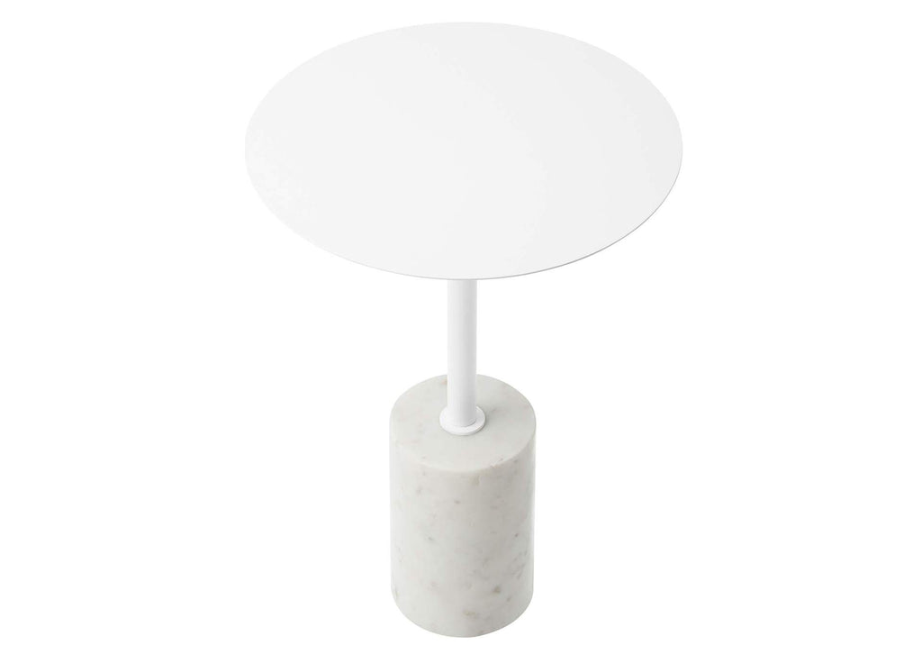 EEI-6605-WHI-WHI Lyric Round Side Table By Modway