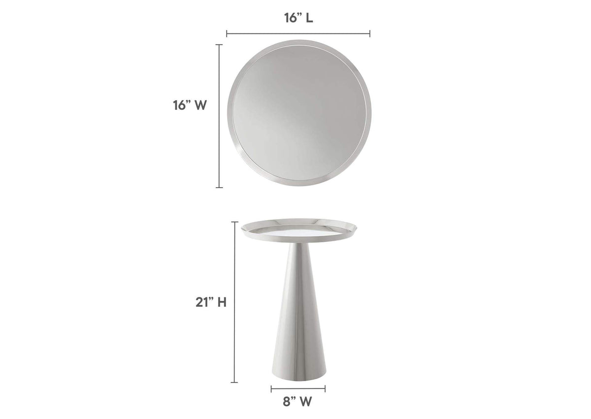 EEI-6608-NIC Maren Round Side Table By Modway